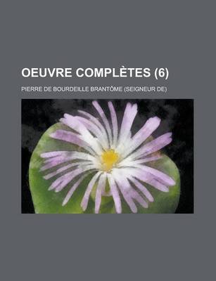 Book cover for Oeuvre Completes (6)