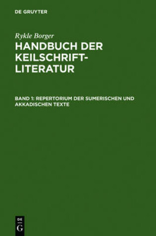 Cover of Repertorium der sumerischen und akkadischen Texte