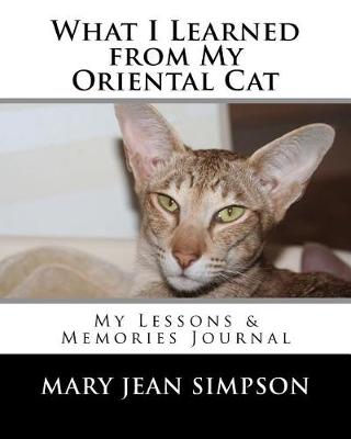 Book cover for What I Learned from My Oriental Cat