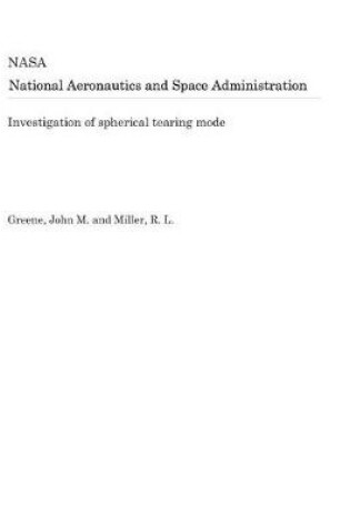 Cover of Investigation of Spherical Tearing Mode