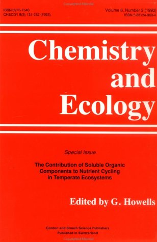 Book cover for Contribution Of Soluble Org Co