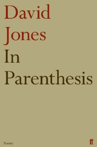 Cover of In Parenthesis