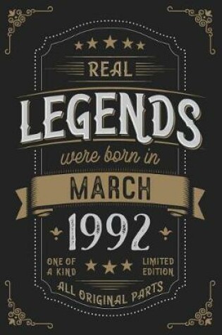 Cover of Real Legendes were born in March 1992