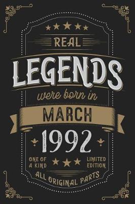 Book cover for Real Legendes were born in March 1992