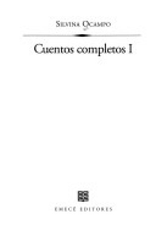 Cover of Cuentos Completos