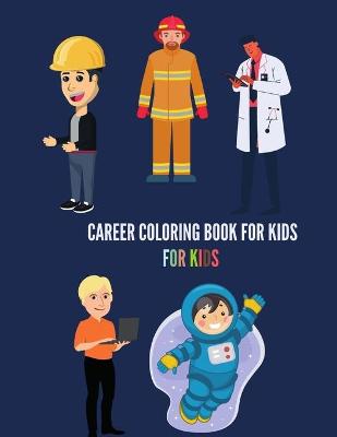 Book cover for Career coloring book for kids