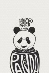 Book cover for Keep calm panda