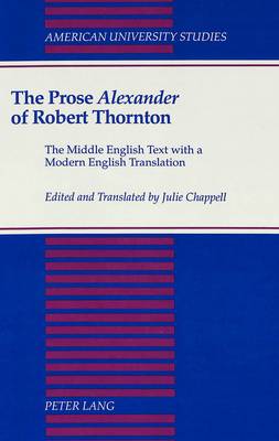 Book cover for The Prose Alexander of Robert Thornton