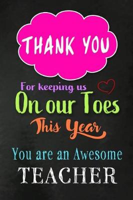 Book cover for Thank You for Keeping Us On Our Toes This Year