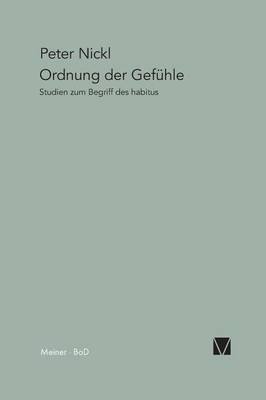 Book cover for Ordnung der Gefuhle