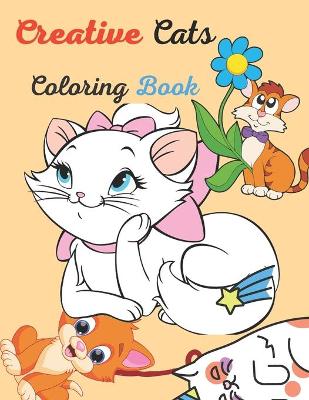 Book cover for Creative Cats Coloring Book