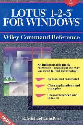 Cover of Lotus 1-2-3 for Windows