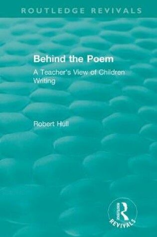 Cover of Behind the Poem