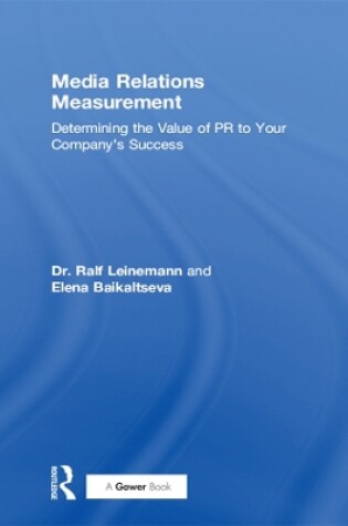 Cover of Media Relations Measurement