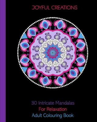 Book cover for 30 Intricate Mandalas For Relaxation