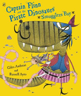 Book cover for Captain Flinn and the Pirate Dinosaurs - Smugglers Bay!