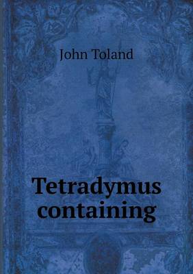 Book cover for Tetradymus containing