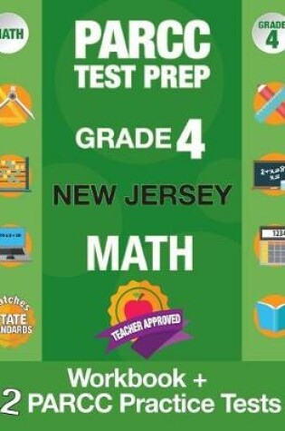 Cover of Parcc Test Prep Grade 4 New Jersey Math
