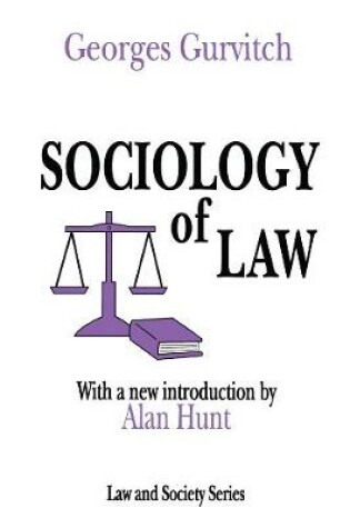Cover of Sociology of Law