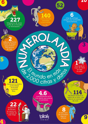 Book cover for Numerolandia: El mundo en más de 2,000 cifras y datos / / Numberland