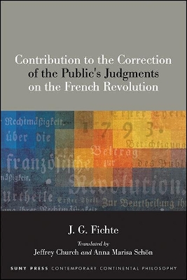 Book cover for Contribution to the Correction of the Public's Judgments on the French Revolution