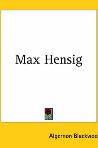 Cover of Max Hensig