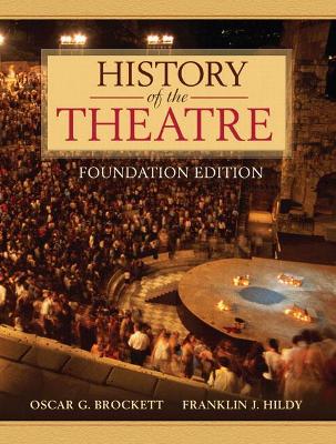 Book cover for History of the Theatre, Foundation Edition