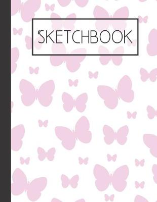 Book cover for Pink Butterflies Sketchbook