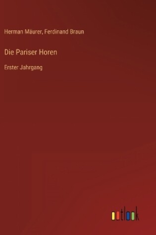 Cover of Die Pariser Horen