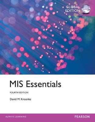 Book cover for MIS Essentials with MyMISLab, Global Edition