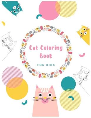 Book cover for Cat Coloring Book for Kids