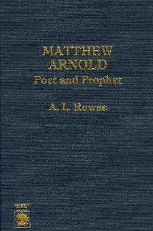 Cover of Matthew Arnold