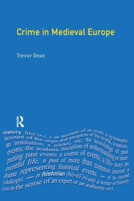 Cover of Crime in Medieval Europe