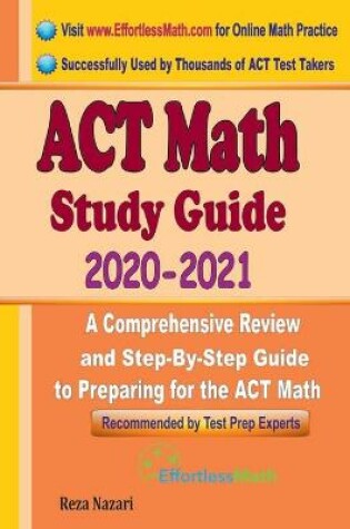 Cover of ACT Math Study Guide 2020 - 2021