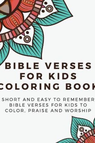 Cover of Bible Verses For Kids Coloring Book