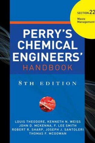 Cover of Perry's Chemical Engineer's Handbook, 8th Edition, Section 22
