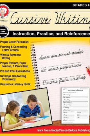 Cover of Cursive Writing: Instruction, Practice, and Reinforcement, Grades 4 - 9