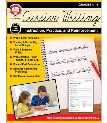 Book cover for Cursive Writing: Instruction, Practice, and Reinforcement, Grades 4 - 9