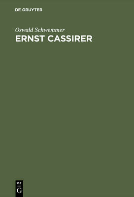 Book cover for Ernst Cassirer