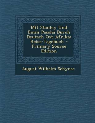 Book cover for Mit Stanley Und Emin Pascha Durch Deutsch Ost-Afrika