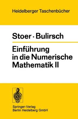 Cover of Einfahrung in Die Numerische Mathematik II