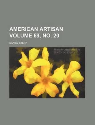 Book cover for American Artisan Volume 69, No. 20