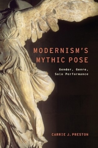 Cover of Modernism's Mythic Pose