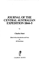 Book cover for Journal of the Central Australian Expedition, 1844-45