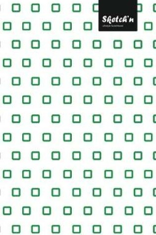 Cover of Sketch'n Lifestyle Sketchbook, (Cubes Pattern Print), 6 x 9 Inches, 102 Sheets (Green)