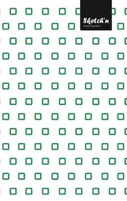 Book cover for Sketch'n Lifestyle Sketchbook, (Cubes Pattern Print), 6 x 9 Inches, 102 Sheets (Green)