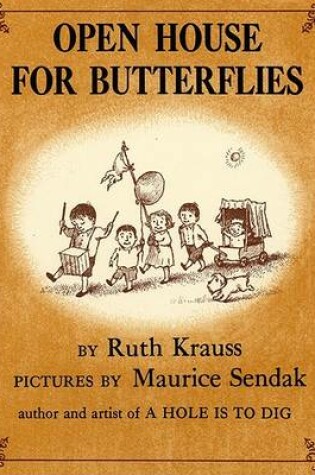 Cover of Open House For Butterflies