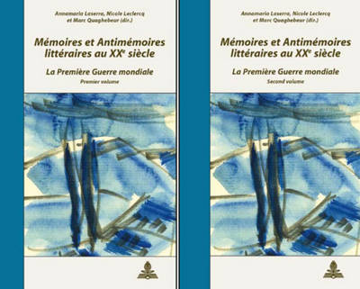 Book cover for Memoires Et Antimemoires Litteraires Au XX E Siecle