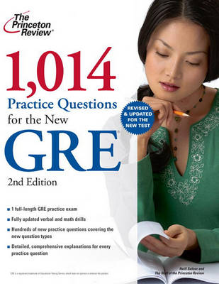 Book cover for 1,014 Practice Questions for the New GRE