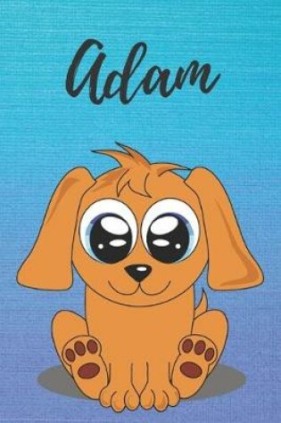 Cover of Adam dog coloring book / notebook / journal / diary